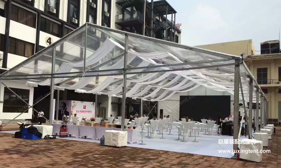永康南山木語透明圍布宴會(huì)18米跨度