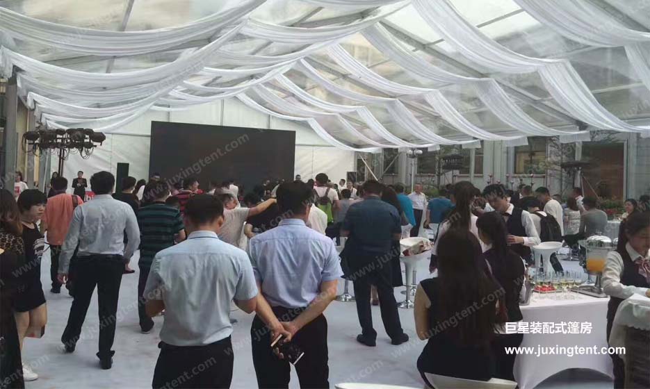 永康南山木語(yǔ)透明圍布宴會(huì)18米跨度