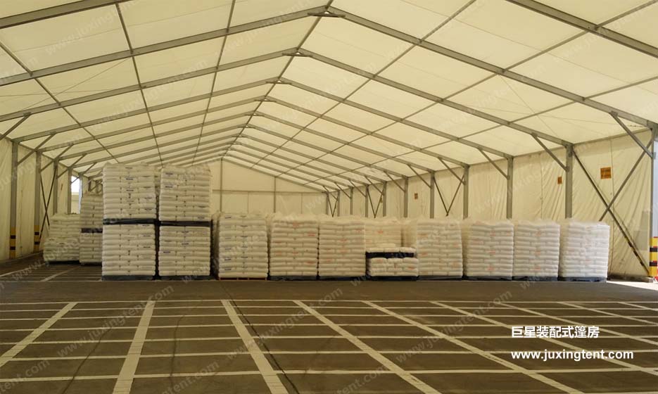 工業(yè)倉儲(chǔ)篷房南京揚(yáng)子石化巴斯夫公司12000平米