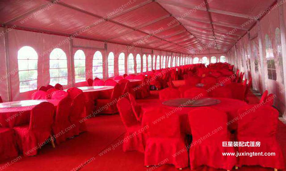 鋁合金帳篷-婚慶活動(dòng)紅白喜事篷房-篷房搭建