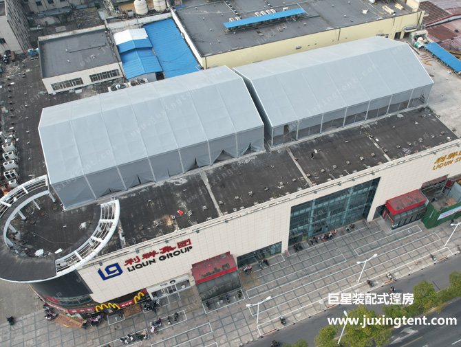 揚州樓頂體育篷房 籃球、羽毛球篷房場館